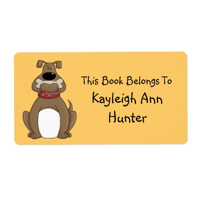 Étiquette Bulldog Boplate (Devant)