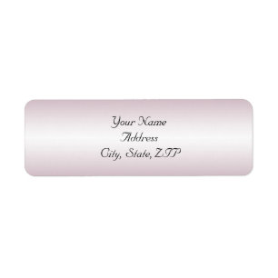 Étiquette Burgundy Diamond Rond Corners Adresse de retour