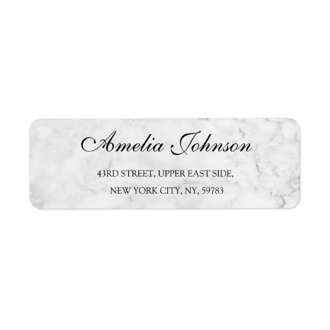 Étiquette Business Logo Custom Return Address Label (Devant)