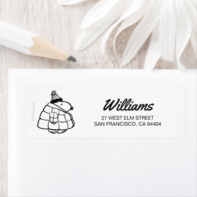 Étiquette cacahuètes | Chaleureux et confortable (En situation)