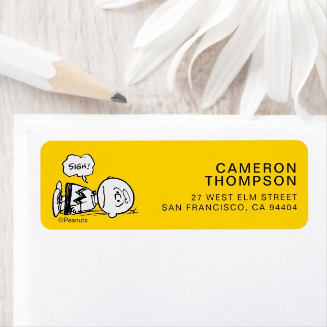 Étiquette cacahuètes | Charlie Brown est en panne (En situation)