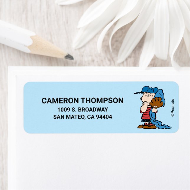 Étiquette cacahuètes | Linus Dans Son Engin De Baseball (En situation)