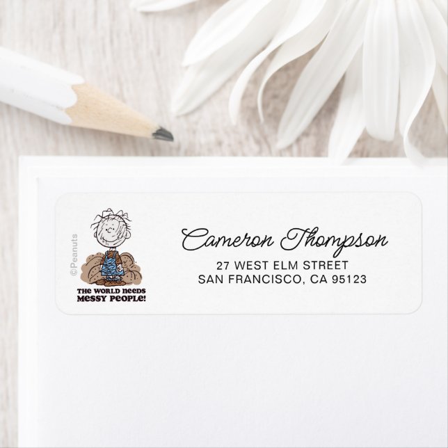 Étiquette cacahuètes | Pigpen Le Monde A Besoin De Gens Maud (En situation)