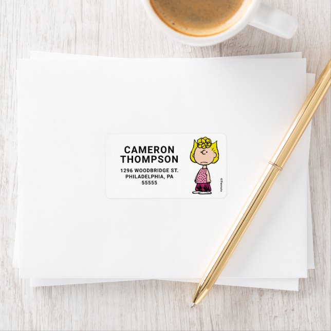 Étiquette cacahuètes | Sally Brown (En situation)