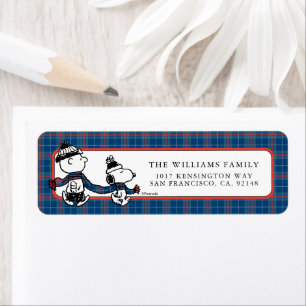 Étiquette cacahuètes   Snoopy & Charlie Brown Winter Scarf