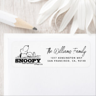 Étiquette cacahuètes Snoopy Reest Break