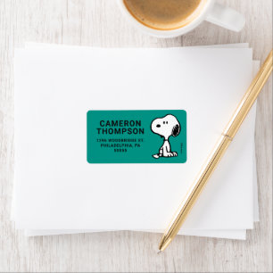 Étiquette cacahuètes Tournages de snoopy