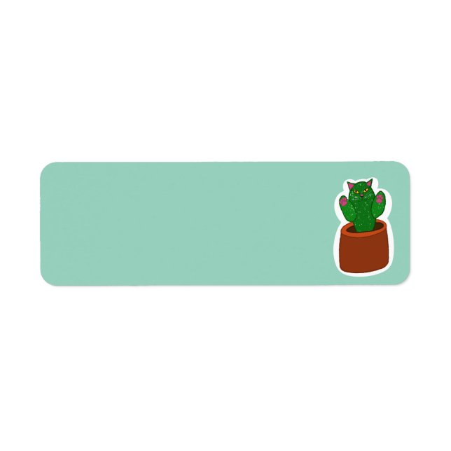 Étiquette Cactus (Devant)