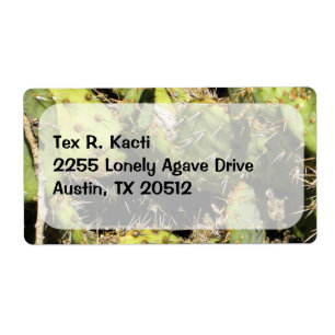 Étiquette Cactus Label