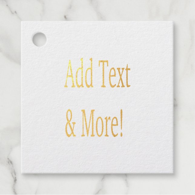 Étiquette-cadeau Ajouter du texte et plus ! Customisez votre propre (Devant)