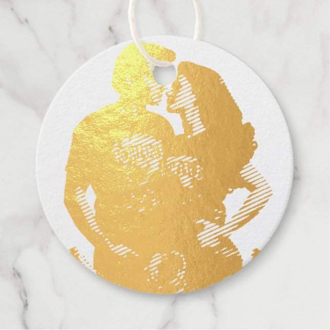 Étiquette-cadeau amour (Devant)