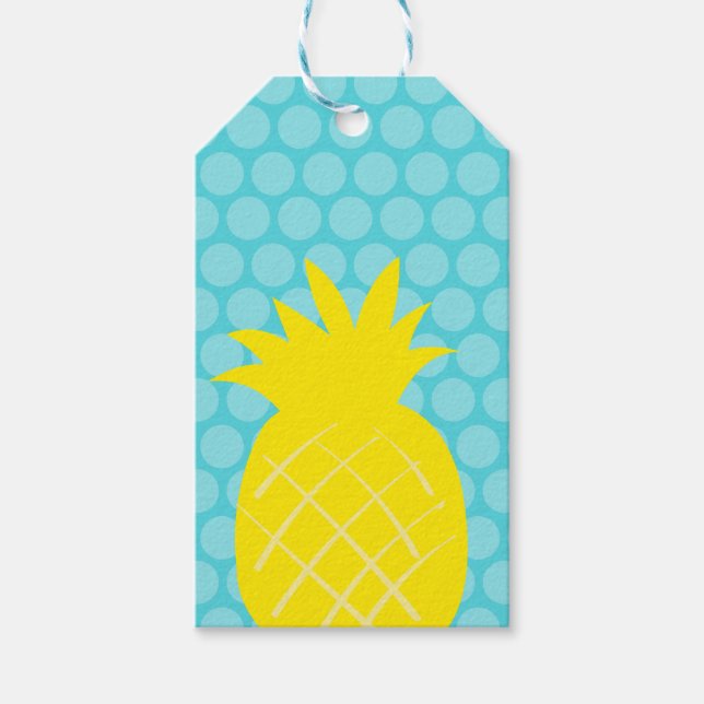 étiquette cadeau ananas (Devant)