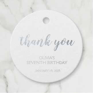 Étiquette-cadeau Anniversaire de la licorne