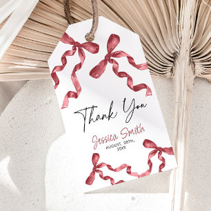 Étiquette Cadeau Arc-en-ciel Bourgogne Merci