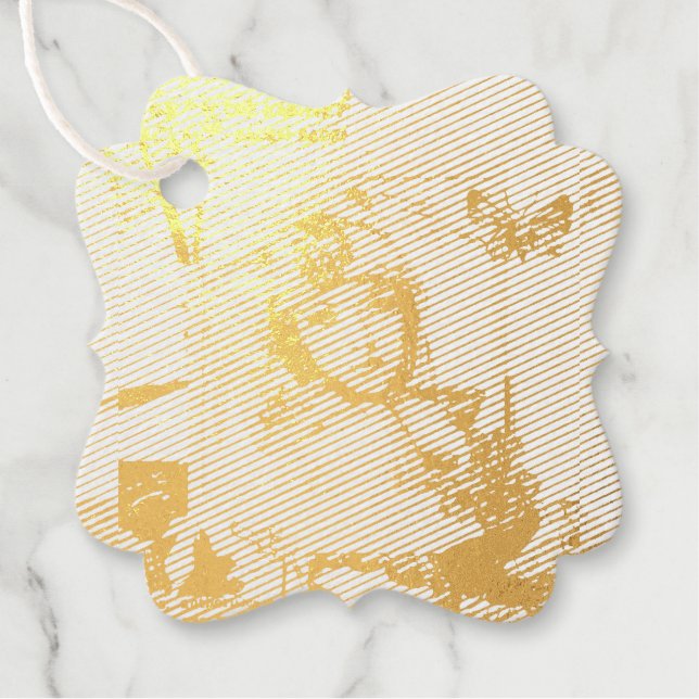 Étiquette-cadeau Art deco gift tag (Devant)