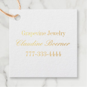 Étiquette-cadeau Artiste d'entreprise Artiste Pile produit Hang Fav