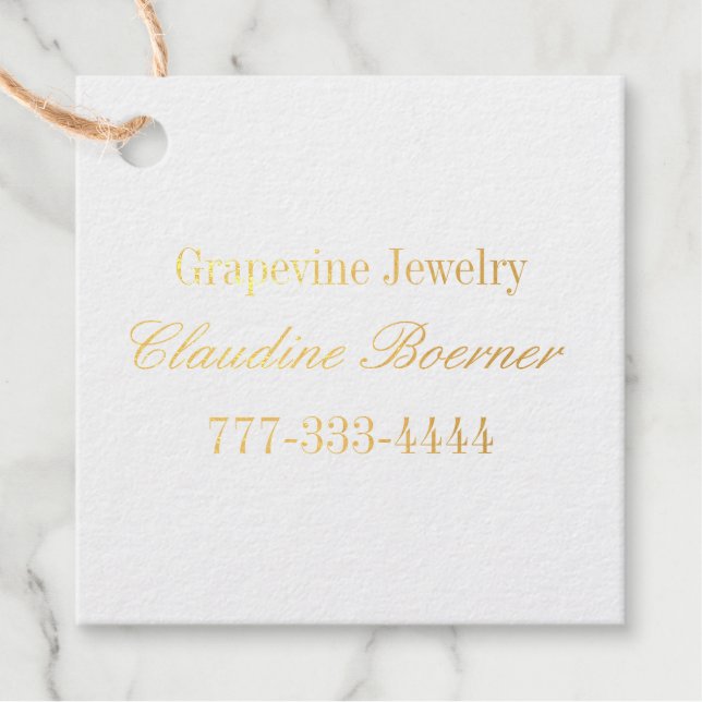 Étiquette-cadeau Artiste d'entreprise Artiste Pile produit Hang Fav (Devant)