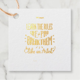 Étiquette-cadeau balise de faveur