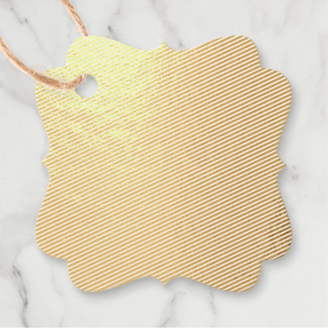 Étiquette-cadeau Balise Foil Favor (Devant)