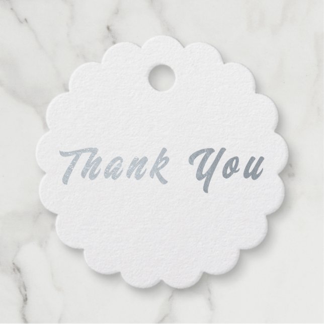 Étiquette-cadeau Balise Foil Favor (Devant)