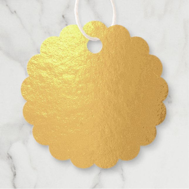Étiquette-cadeau Balise Foil Favor (Devant)