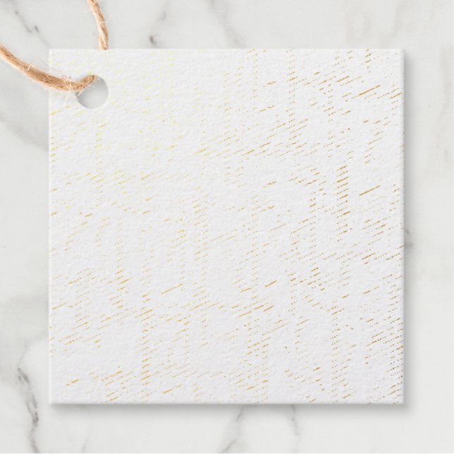 Étiquette-cadeau Balise Foil Favor (Devant)