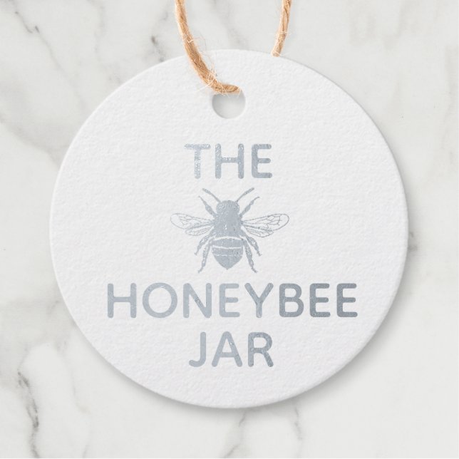 Étiquette-cadeau Balise Foil Favor - Produit maison personnalisé (Devant)