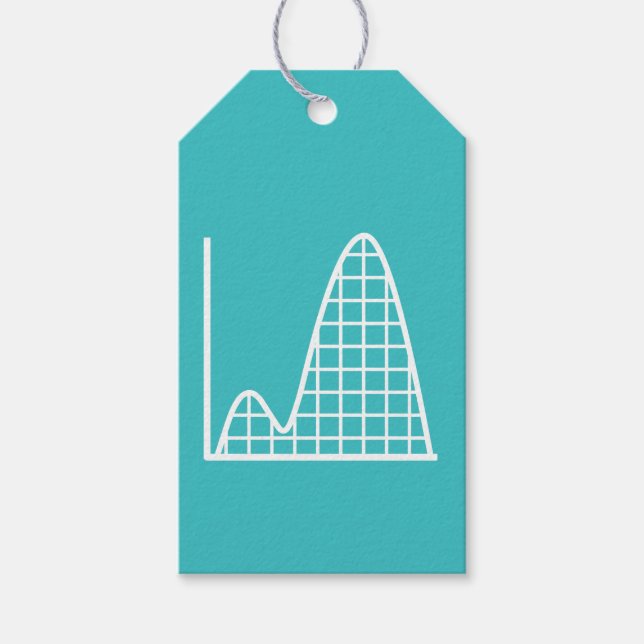 Étiquette Cadeau 'Ça S'Additionne en Turquoise' (Devant)