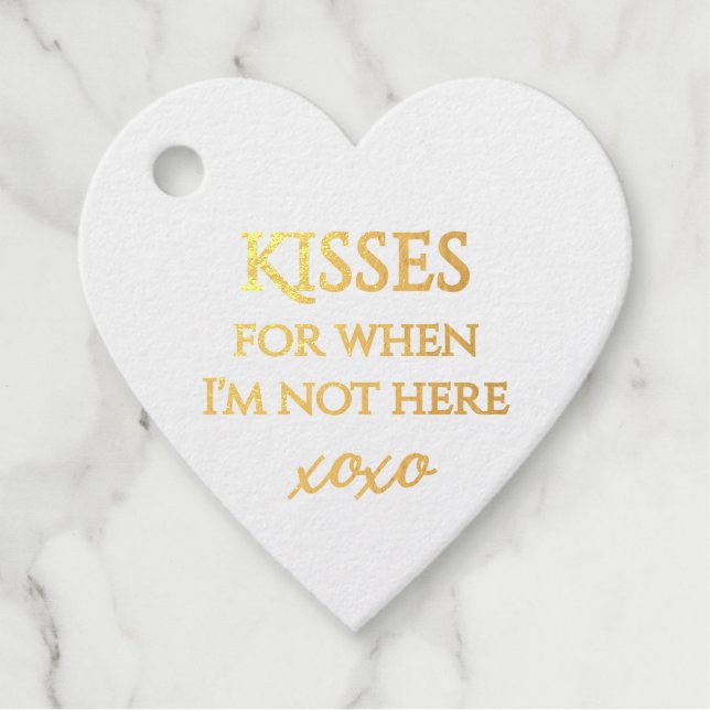 Étiquette-cadeau Cadeau de Saint-Valentin fait-main pour petit ami (Devant)