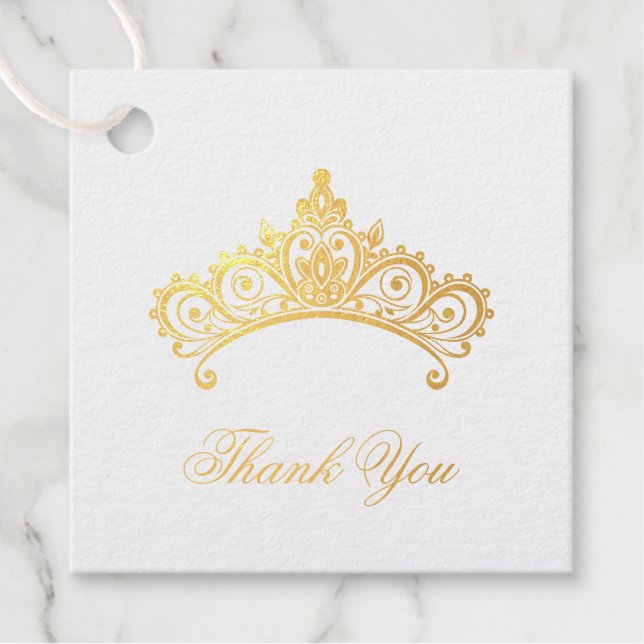 Étiquette-cadeau Carte de Remerciement (Devant)