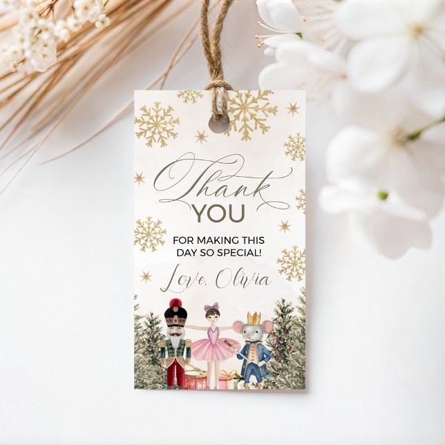 Étiquette Cadeau Casse-Noisette Sugar Plum (Créateur téléchargé)
