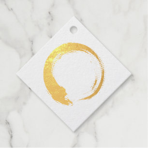 Étiquette-cadeau Cercle Zen Enso