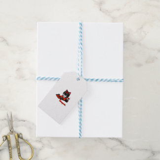 Étiquette cadeau Chat pilote