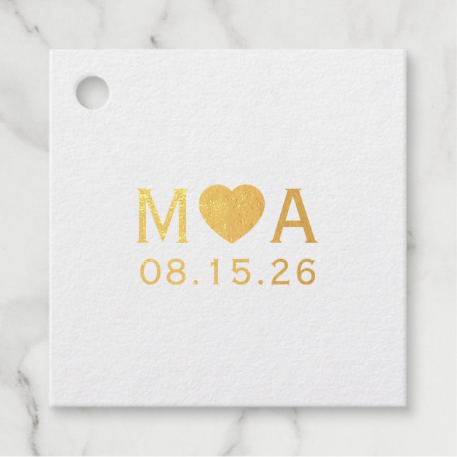 Étiquette-cadeau Chevaux Spéciaux Nature Mariage (Devant)