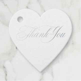 Étiquette-cadeau Classic Real Foil Elegant Wedding Favor Tags