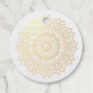 Étiquette-cadeau Colorez votre propre MANDALA - do-it-yourself Colo