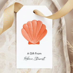 Étiquette cadeau coquillage pour toutes occasions