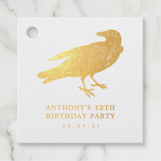 Étiquette-cadeau Corneille (Devant)