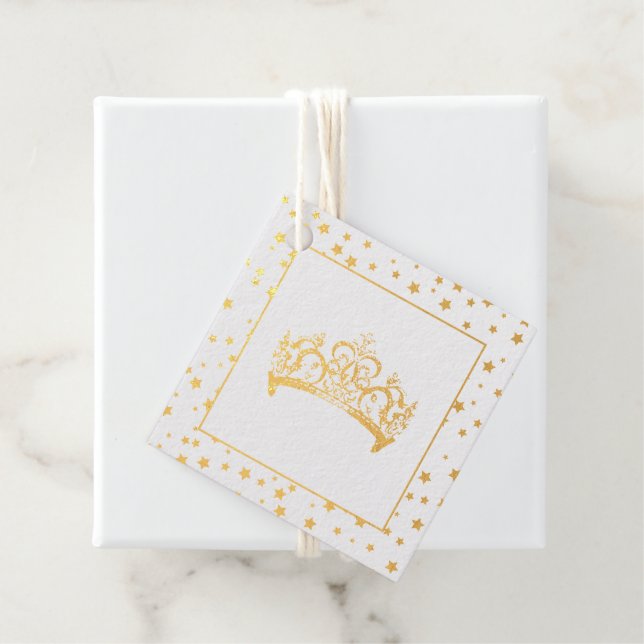 Étiquette-cadeau Couronne (Avec boite)