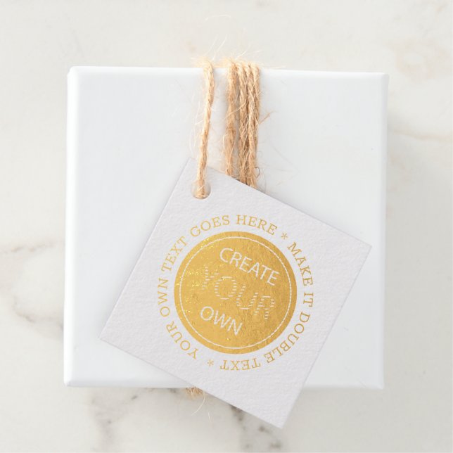 Étiquette-cadeau Créez les vôtres - Personnalisé, Marqué / Sur mesu (Avec boite)