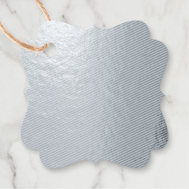 Étiquette-cadeau Créez votre propre bleu gris foncé personnalisable (Devant)