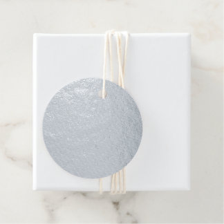 Étiquette-cadeau Créez votre propre modèle personnalisable bleu gri