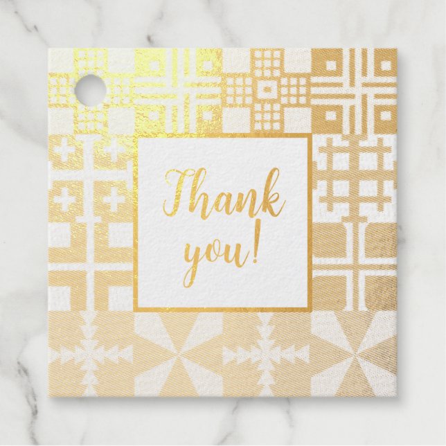 Étiquette-cadeau Croix chrétienne Motif 1 (Devant)