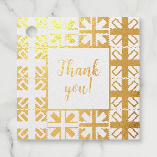 Étiquette-cadeau Croix chrétienne Motif 2 (Devant)