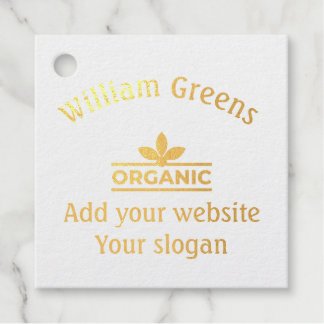 Étiquette-cadeau Custom Foil Favor tag