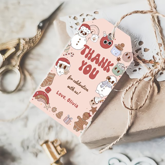 Étiquette cadeau d'anniversaire Super de Noël Père (Créateur téléchargé)