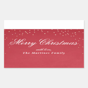 Étiquette cadeau de confetti de faux feuil de vaca