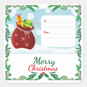 Étiquette cadeau de magie de Noël – Avec amour du 