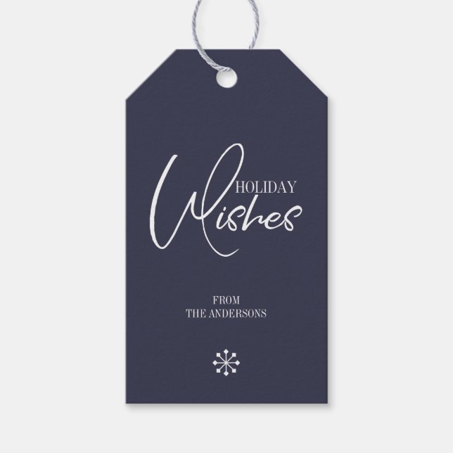 Étiquette cadeau de Noël (Devant)