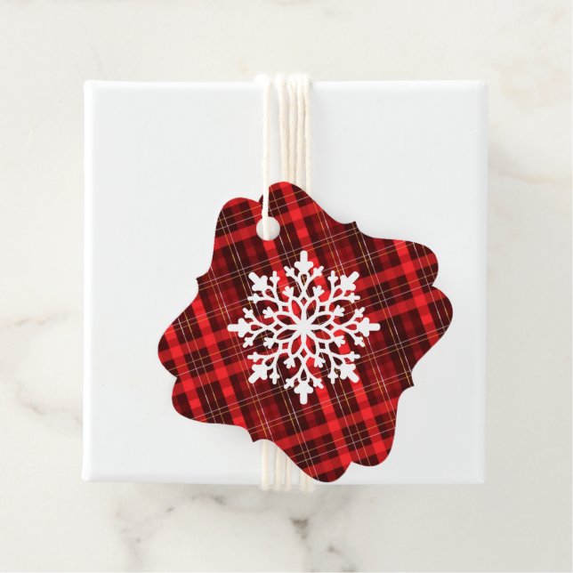 Étiquette cadeau de Noël (En situation)